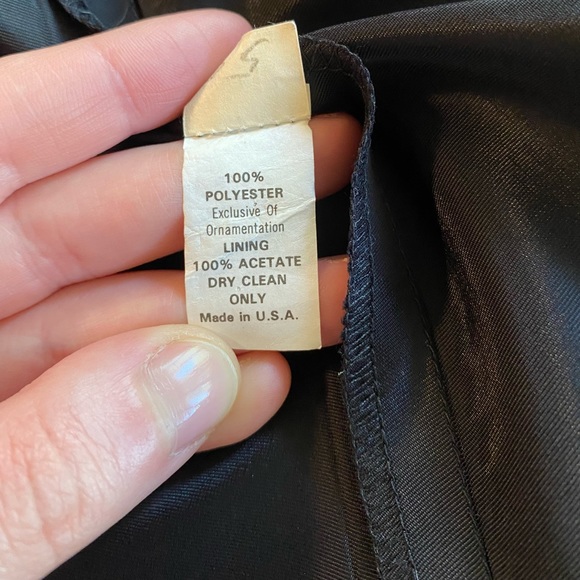 Neiman Marcus vintage black a line full cocktail skirt flowy - Picture 13 of 16